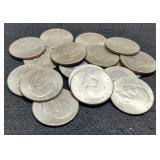 (18) 1976 Ike Bicentennial Dollars