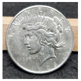 1926-S Peace Dollar AU