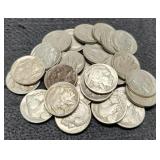 (30) Full Date Buffalo Nickels
