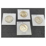 (4) F. Half Dollars: 2- 1962-D, 2- 63-D