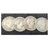 (4) Barber Quarters: 1908, 09-D, 14-D, 15-D