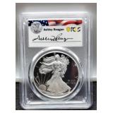 2021-W T1 Slab Proof Silver Eagle PCGS PR69 DCAM