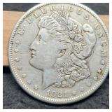 1921-S Morgan Dollar XF