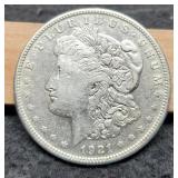1921-S Morgan Dollar AU