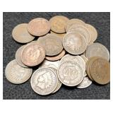 (30) Indian Head Cents Back To 1889