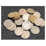 (30) Indian Head Cents Back To 1883