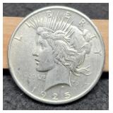 1925 Peace Dollar XF