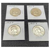 (4) 1963-D F. Half Dollars
