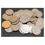 (30) Indian Head Cents Back To 1893