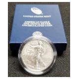 2012-W Silver Eagle w/ Case & COA