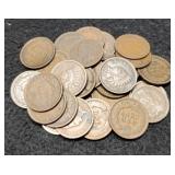 (30) Indian Head Cents Back To 1890