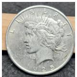 1925 Peace Dollar AU
