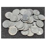 (40) 1943 Steel War Cents