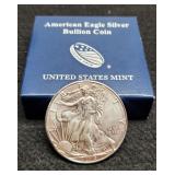2019 Silver Eagle w/ Mint Case