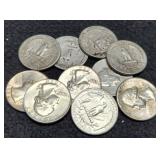 (10) Silver W. Quarters