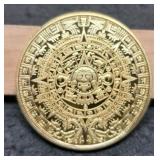 Dollar Size Coin "Mayan Long Count Calendar" BU