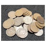(30) Indian Head Cents Back To 1901