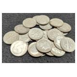(25) Silver Roosevelt Dimes