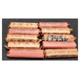 (10) Rolls Wheat Cents