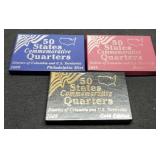(3) 5 Quarter State Unc. Sets In P,D &