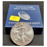 2014 Silver Eagle w/ Mint Case