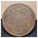 1865 Two Cent