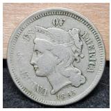 1865 Three Cent