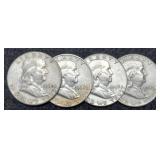 (4) F. Half Dollars: 1960-P&D, 63-P&D