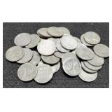 (36) 1943-S Steel War Cents