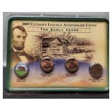 2009 4 Coin L. Cent Display