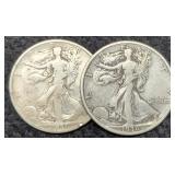 (2) W. Liberty Half Dollars: 1936-P&D