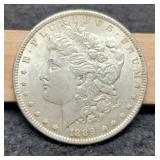 1889 Morgan Dollar AU