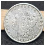1884 Morgan Dollar XF