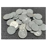 (40) 1943 Steel War Cents
