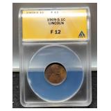 1909-S Slab L. Cent ANACS F12
