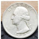 1932-S W. Quarter VF