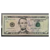 2013 $5 Star Note