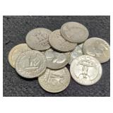 (10) Silver W. Quarters