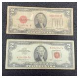 (20) $2 Red Seal Notes: 1928, 1963