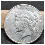 1926-S Peace Dollar AU