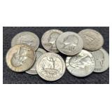 (10) Silver W. Quarters