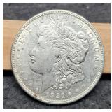 1921 Morgan Dollar AU