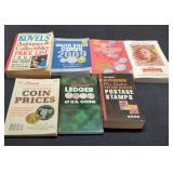 Lot w/ 7 Books On Coins & 2 On Stamps