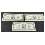 (3) $2 FR Notes: 1976, 1995, 2013