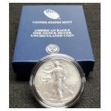 2012-W Silver Eagle w/ Case & COA