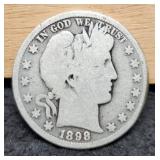 1898-O Barber Half Dollar