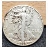 1938-D W. Liberty Half Dollar