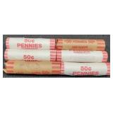 (6) Rolls 2009 L. Cents BU