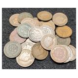 (30) Indian Head Cents Back To 1883