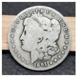 1891-O Morgan Dollar